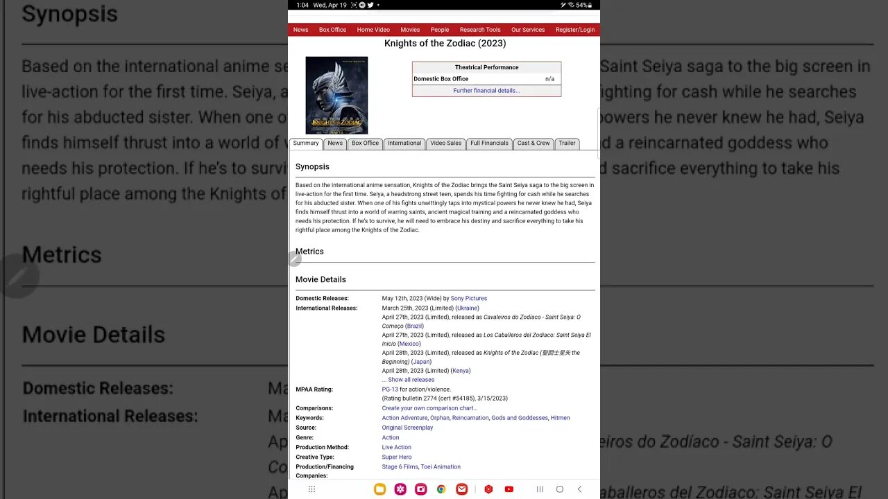 knights of the zodiac Blu ray and DVD release date leaked