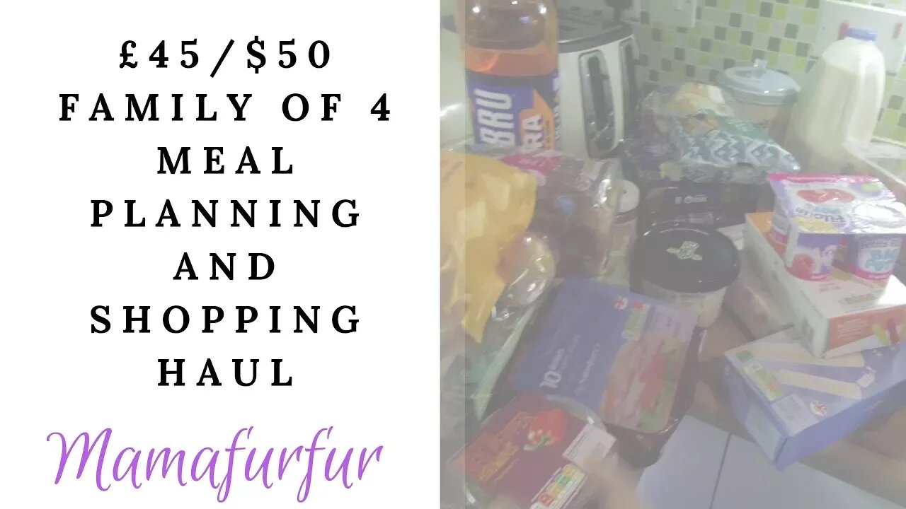 Weekly Family👪 Food Budget Haul and Meal Planning 🍝🍓🍽 ¦ Weekly budgetting spreadsheet