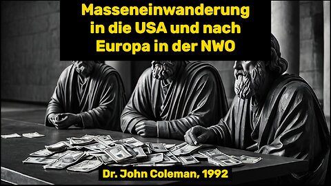 Dr John Coleman über den Zweck der Masseneinwanderung in den USA und Europa