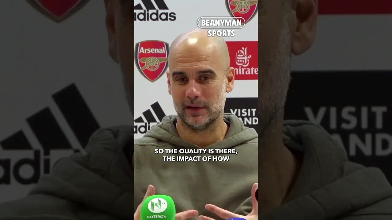 'I still consider Arsenal top of the league!' | Pep Guardiola