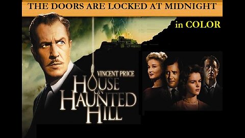 HOUSE ON HAUNTED HILL 1959 in COLOR The Vincent Price Horror Classic from Wm Castle FULL MOVIE