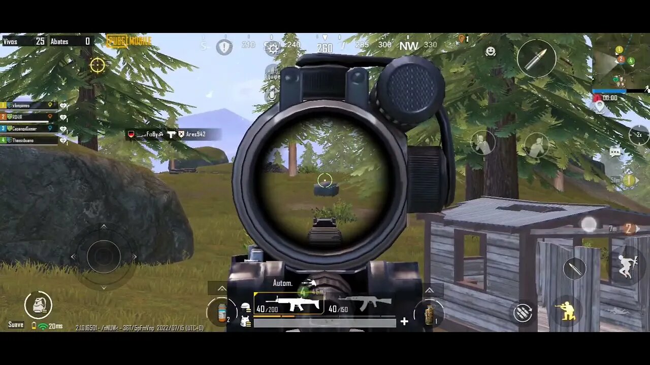 Jogando bem PUBG Mobile