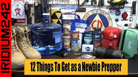 First 12 Things To Get as a Newbie Prepper