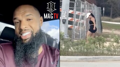 "Sugar Daddy" Slim Thug Pulls Up On A Female At The Park! 😘