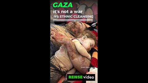 Gaza is not a war. It's ethnic cleansing. Genocide.