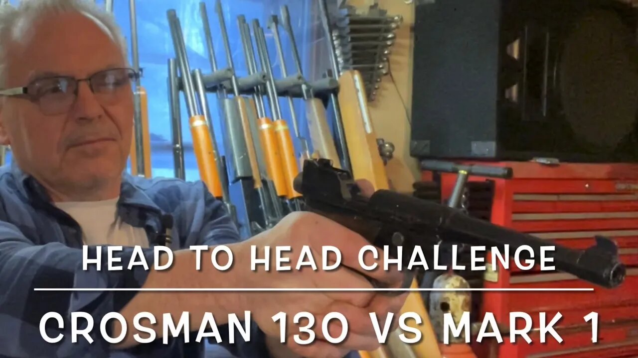 Head to head challenge: Crosman Mark 1 vs Model 130 22 caliber pellet pistols