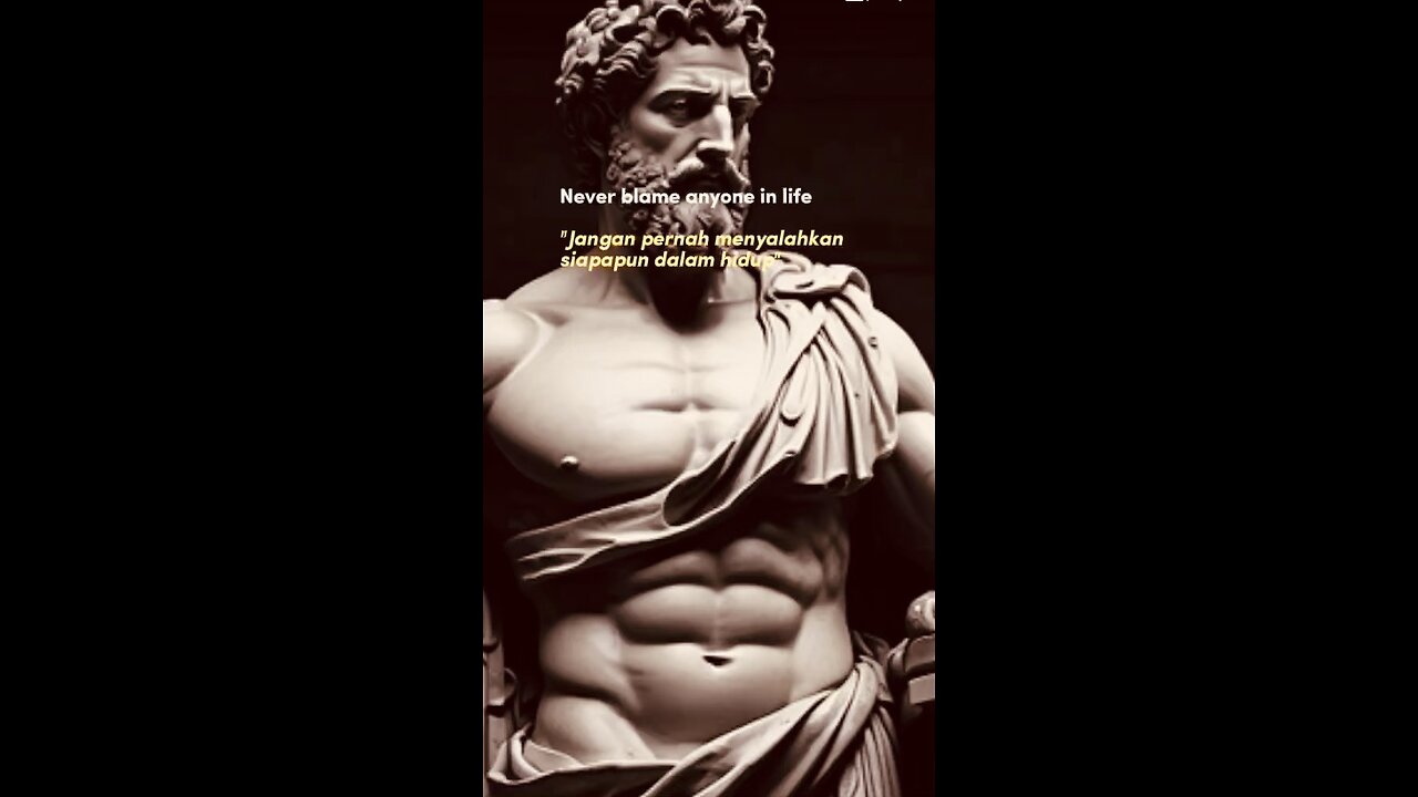Never blame anyone in life best quotes