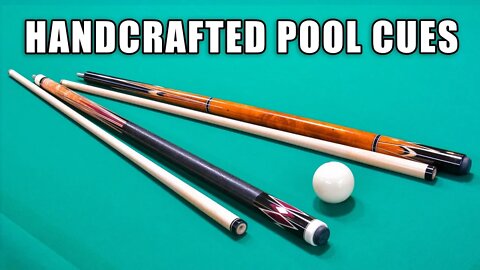 How Handcrafted Pool Cues are Made - Shop Tour!