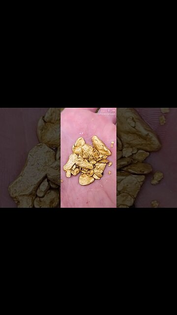 Diver Finds $3500 Of Gold Nuggets In Bedrock Crack!