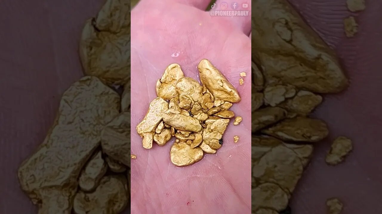 Diver Finds $3500 Of Gold Nuggets In Bedrock Crack!