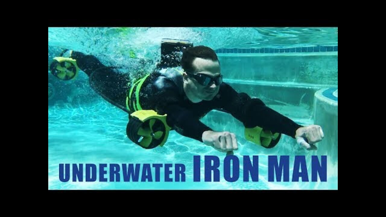 DIY Underwater Propeller Suit (Swim faster than Michael Phelps)