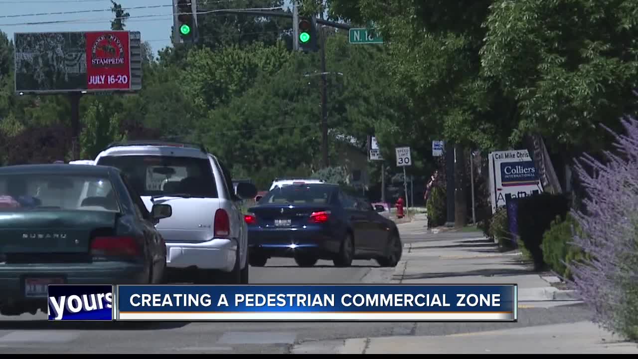 Boise considers pedestrian commercial zone