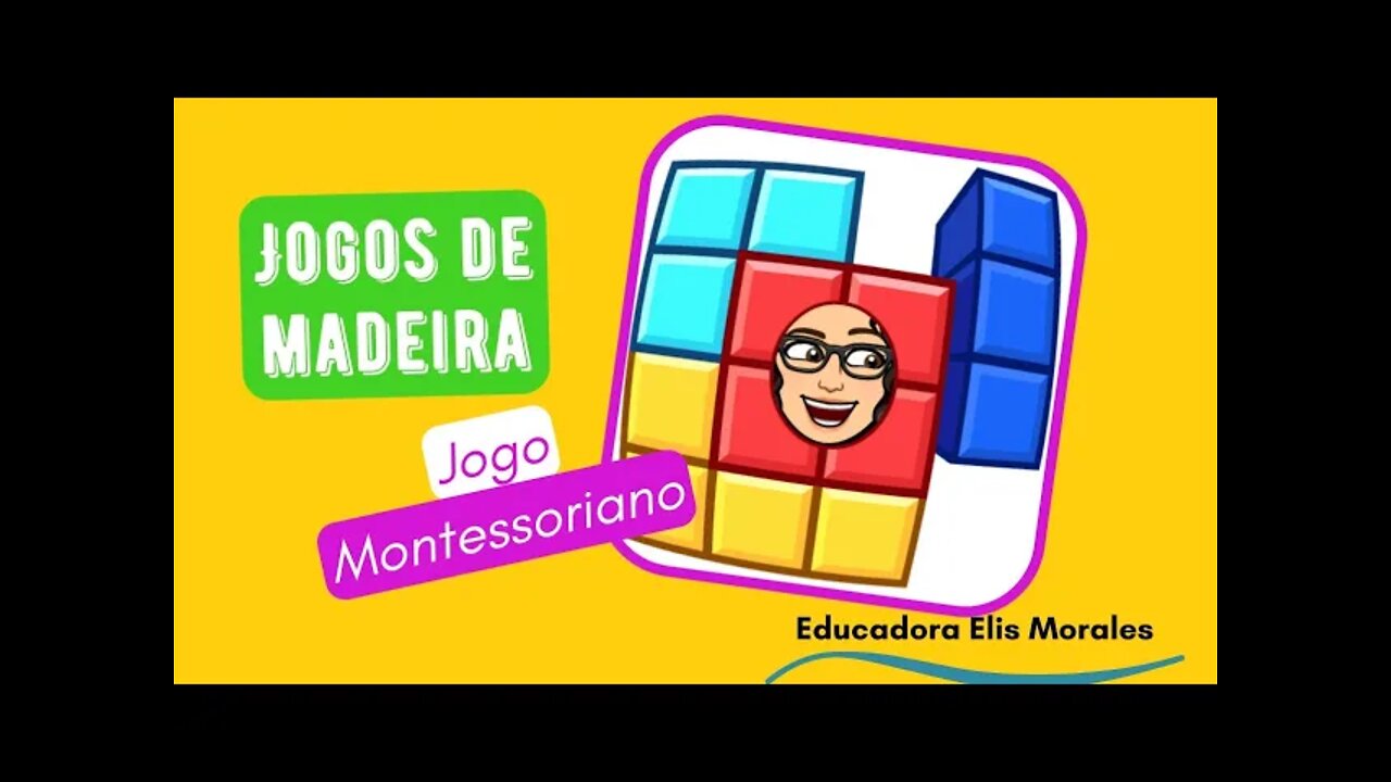 Jogos Pedagógicos de madeira - Educação Infantil/Montessori