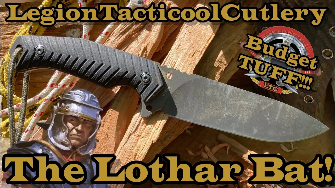 Lothar Bat drop point Knife in D2 Steel! Hard Core!!!!