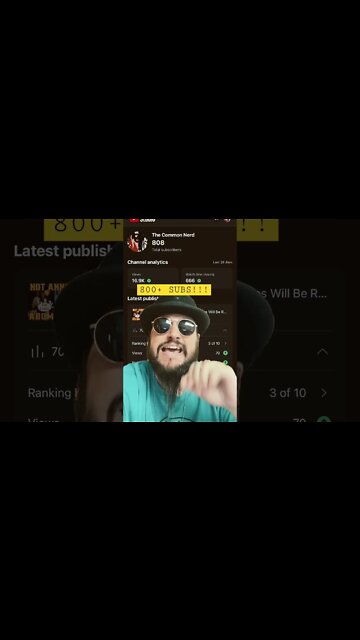 800 Subs!!!! Holy Crap and How You Can Help Me Out