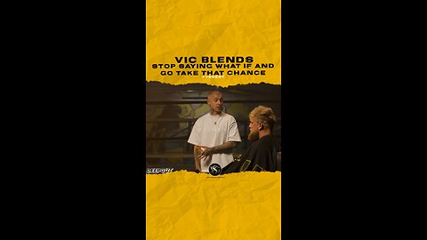 @vicblends Stop saying what if and go take that chance