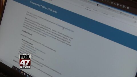 Students frustrated with glitches during online AP exams