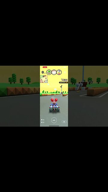 Mario Kart Tour - Blooper-Shaped Balloon Gameplay (Sundae Tour 2023 Token Shop Reward)