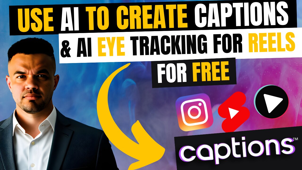 Captions FREE AI Video Editor Software | HOW To CREATE AI Captions & AI Eye Tracking