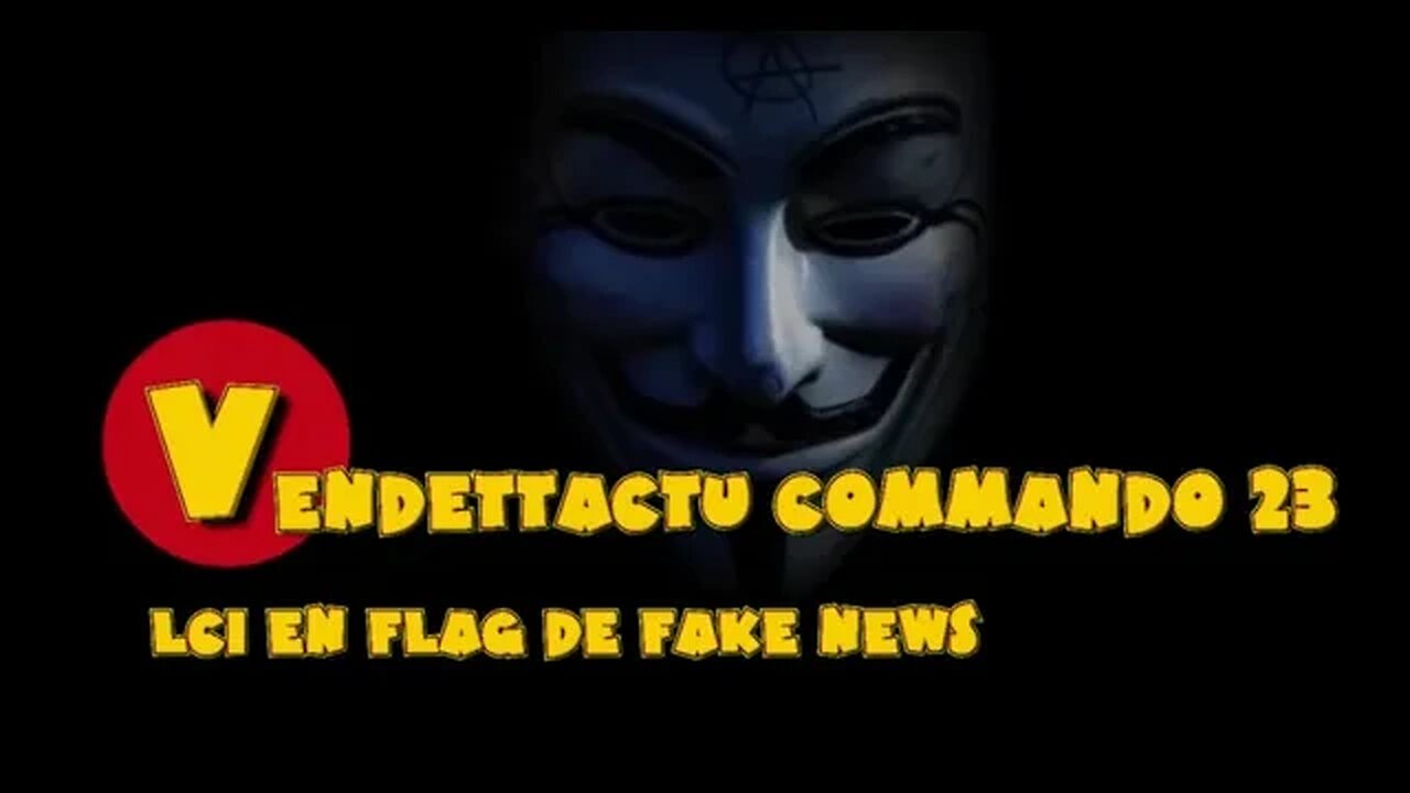 Vendettactu Commando 23 LCI en flag de Fake news (LCI : Les Cons de l'Info)