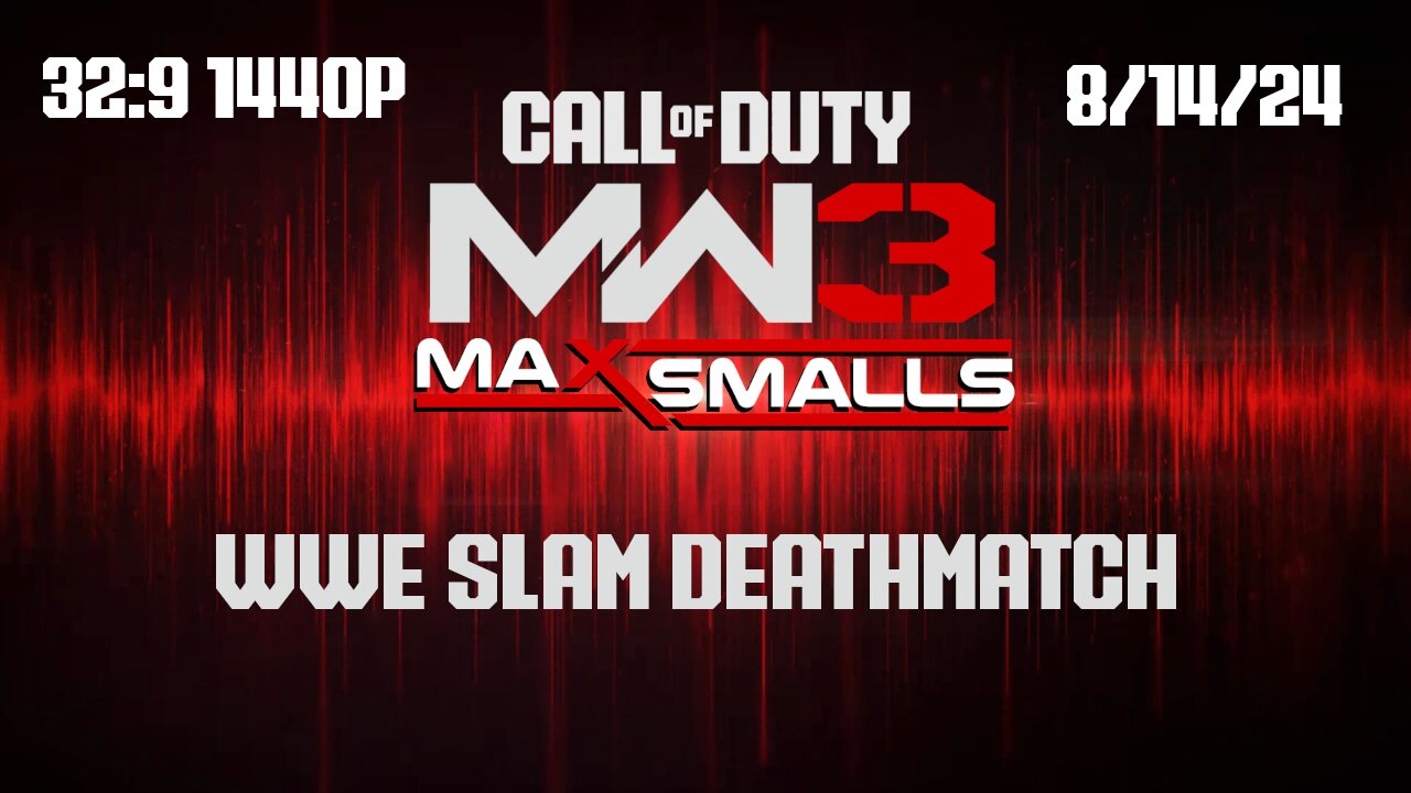 MW3 WWE Slam Deathmatch 32:9