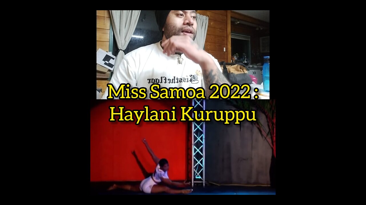 The Winner Of Miss Samoa 2022 : Haylani Kuruppu