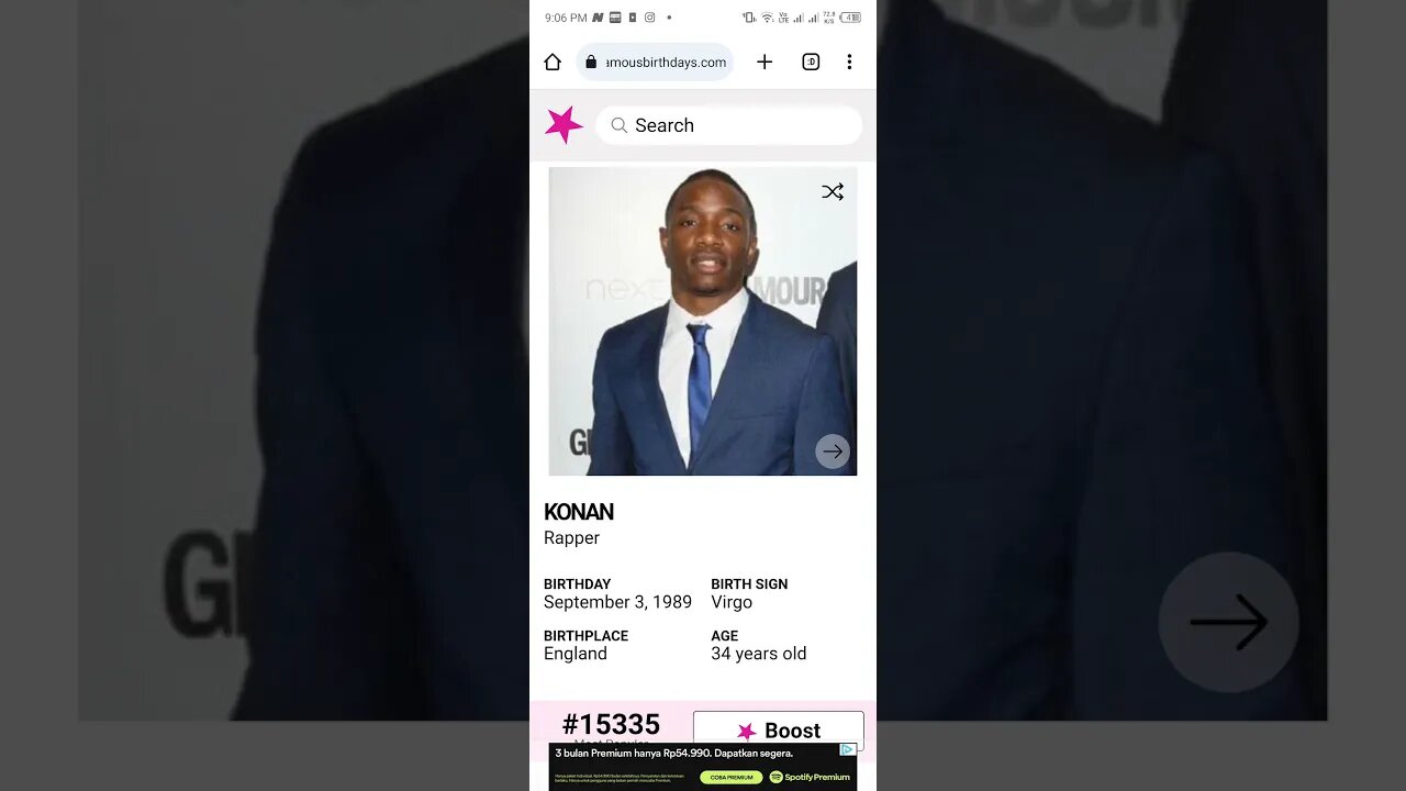 HAPPY 34 BIRTHDAY KONAN Rapper