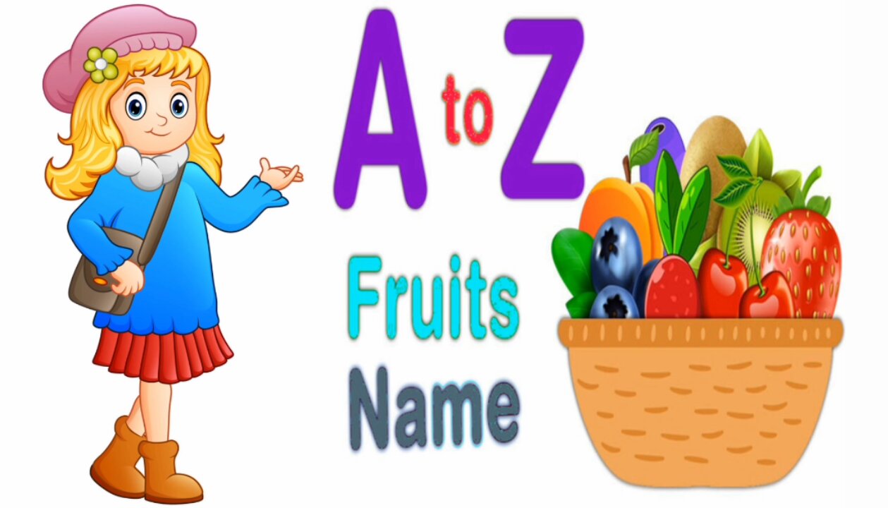 Fruits name with alphabets/ABC with fruits| explore fruits with alphabets