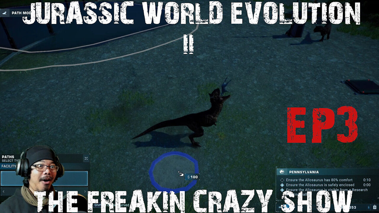 PENNSYLVANIA CAMPAIGN GAMEPLAY - GOAT GETS ABOSULTELY DESTROYED!!! - Jurassic World Evolution 2 Ep3