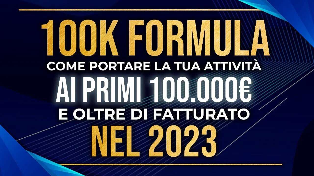100K Formula | EVENTO VIRTUALE