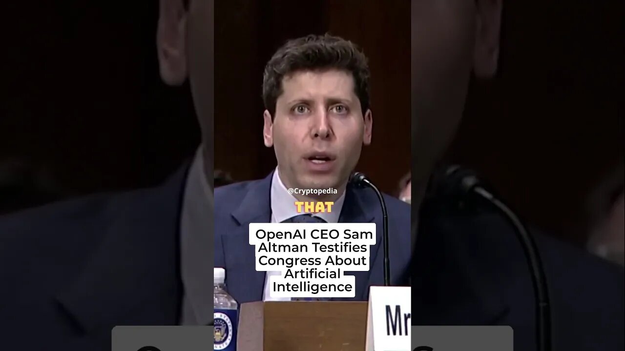 OpenAI CEO Sam Altman US Congress meeting #samaltman #artificialintelligence #ai #chatgpt #shorts