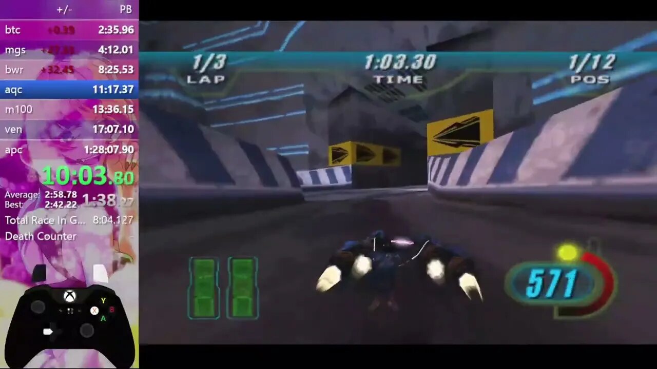 [WR] 100% Star Wars Racer- 1:27:37