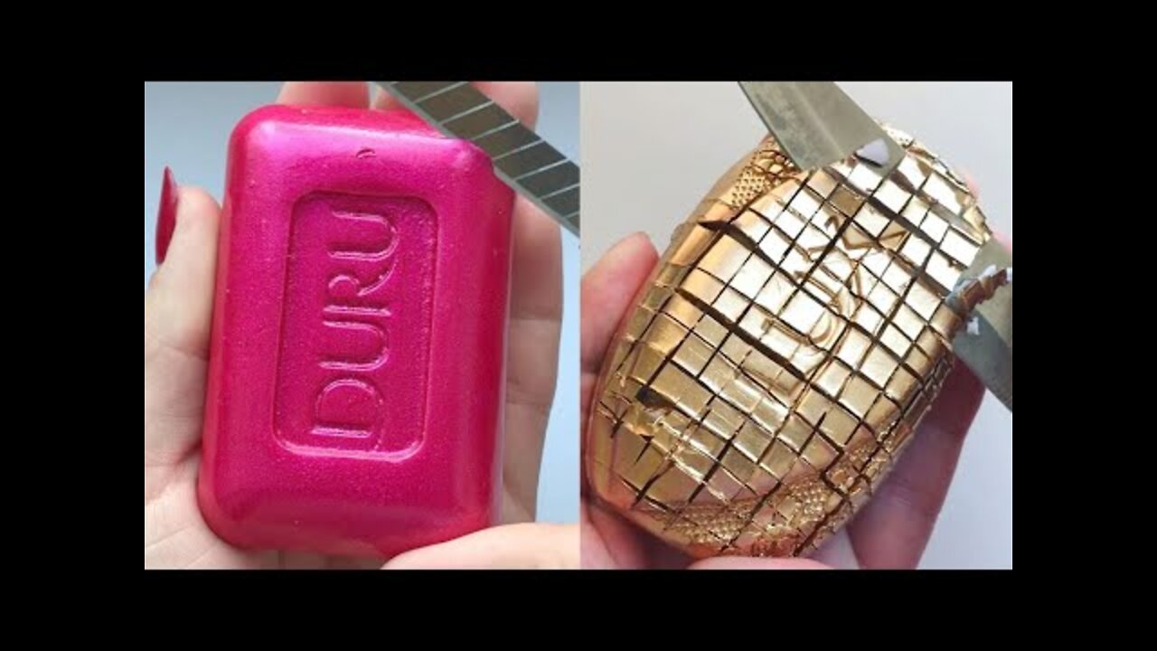 ASMR Soap! Cutting soap! No talking! Satisfying ASMR Video! #12