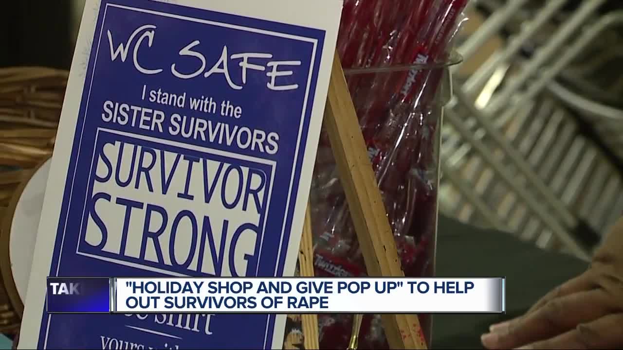 "Holiday Shop and Give pop up" to help out survivors of sexual assault