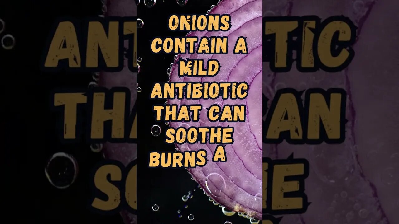 🧅Who Knew This Fact About Plants?🪴 #Shorts #ShortsFact #Plants #PlantFacts #onion #antibiotics #burn