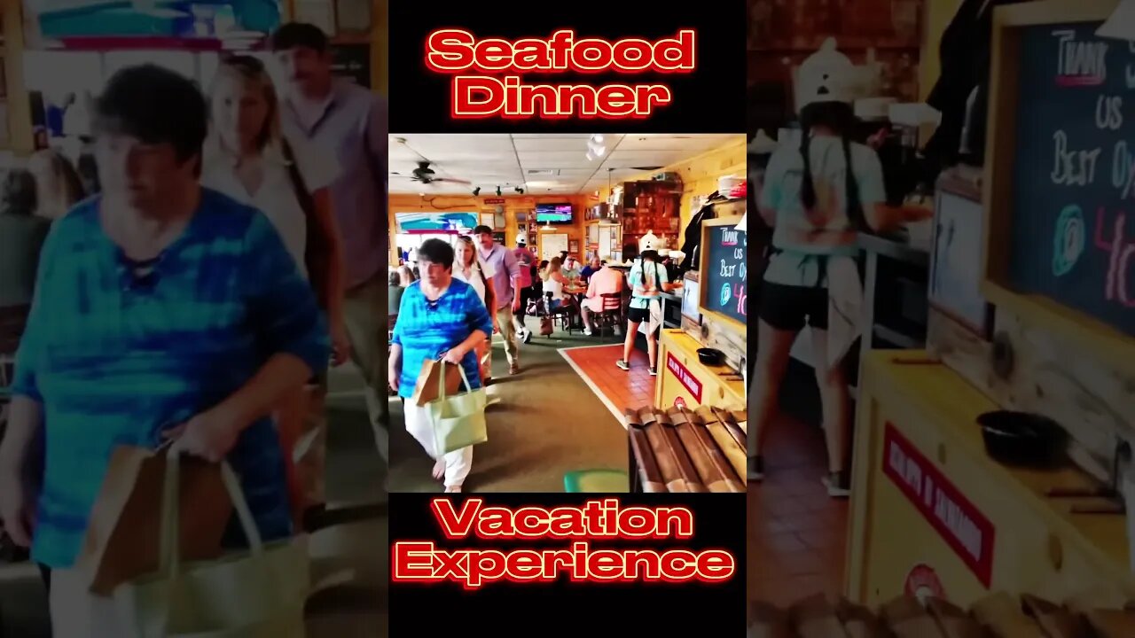 Seafood Dinner Vacation Experience #shorts