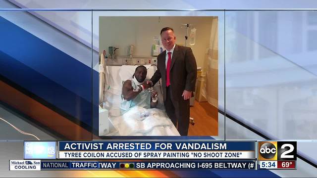 Man behind 'No Shoot Zones' arrested, accused of vandalism