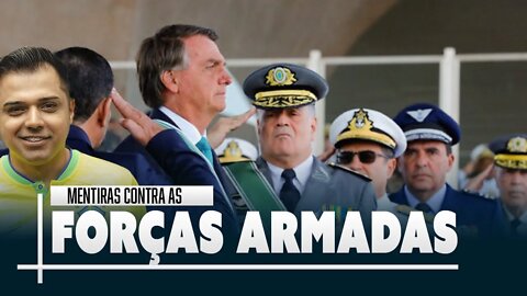 Forças Armadas se revoltam com mentira publicada. Bolsonaro recebe apoio de artistas e atletas