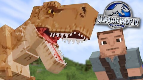 LETS MAKE SOME DINOSAURS!!! - Jurassic World Minecraft DLC