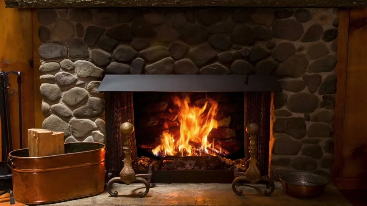 🔥 Relaxing Fireplace Burning and Crackling Fire Sounds for Stress Relief