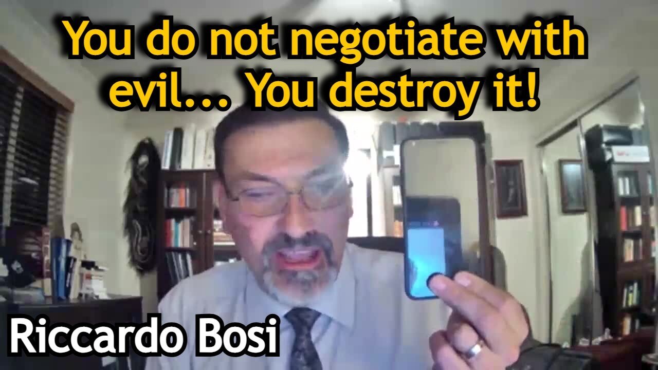 Riccardo Bosi BIG intel > You do not negotiate with evil... You destroy it!