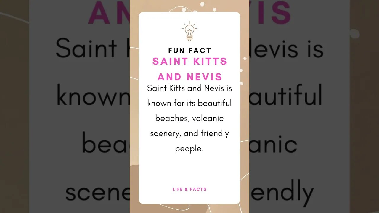 Fun Facts Saint Kitts and Nevis