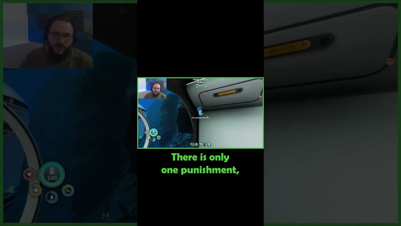 We've caught ourselves an INTRUDER!!!! #subnautica #goodwin #shorts #gaming