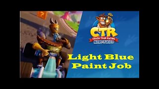 N. Tropy’s Classic Light Blue CTR Kart Gameplay - Crash Team Racing Nitro-Fueled