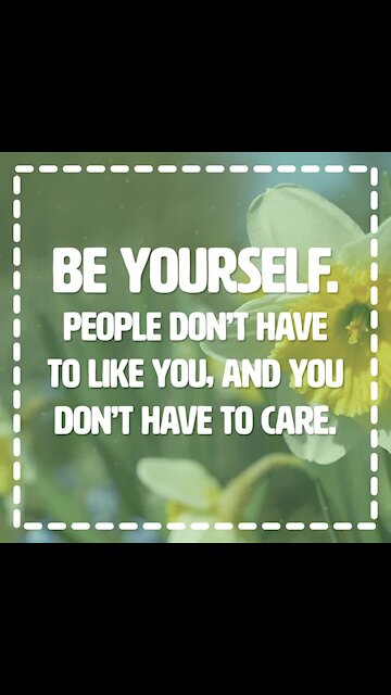 Be yourself [GMG Originals]