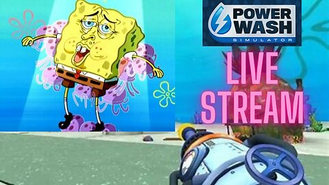 Cleaning up Bikini Bottom in PowerWash Simulator