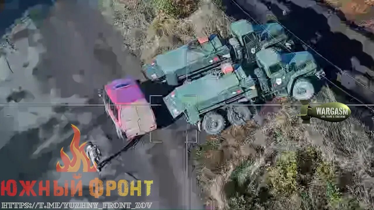 Fuel tanker truck hit with Russian Lancet kamikaze drone