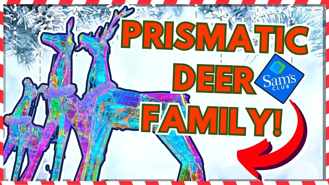 SAM'S CLUB CHRISTMAS 2023 In Stores NOW | NEW PRISMATIC DEER & More | #samsclub #christmas