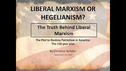 Liberal Marxism or is it Hegelianism