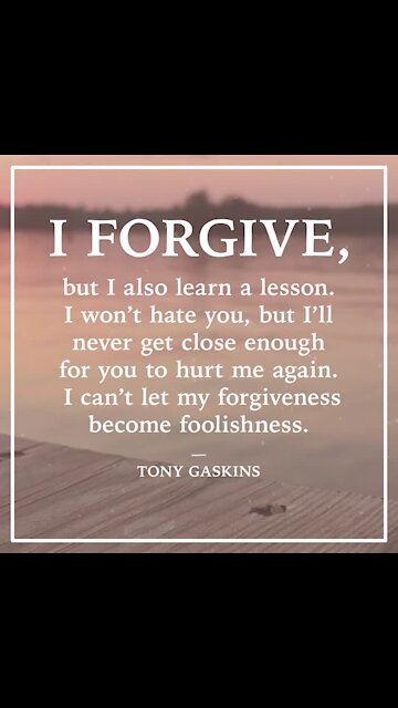 I forgive [GMG Originals]